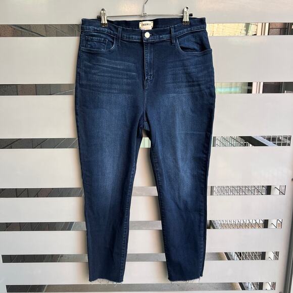 L’Agence Dark Wash Slim Fit Denim Jeans Size 34 - Picture 2 of 5